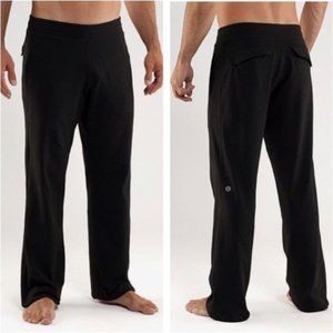 Lululemon | Men's Kung Fu Workout Black Pant Wide Leg Sweatpants